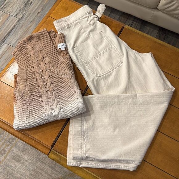 The Drop Women's Camille Cable Sweater Vest - S Great Condition - Picture 2 of 7